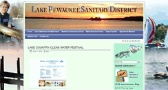 Desktop Screenshot of lakepewaukee.org